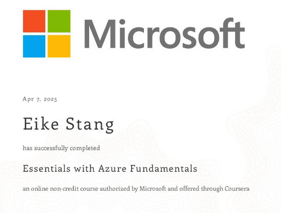 Essentials with Azure Fundamentals