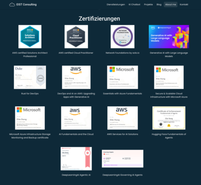 Weitere Zertifizierungen